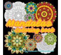 50 Circle Mandalas Patterns:: Relaxing & Stress Relief Coloring Book for Adults with Beautiful Circle Mandala Patterns for Coloring.