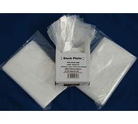 50 Clear Polythene Plastic Bags 375x500mm, 15" x 20" 120 Gauge, 30 Micron