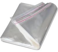 50 Clear Self Adhesive Seal Plastic Poly Cello Artist Size Display Bags Gift Bag Extra Large Cellophane Bags (400x600mm) (50)