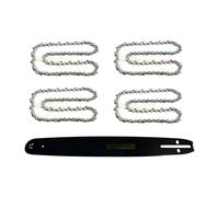 50 cm 1,5 mm 0,325" 76 DL guide bar + 4 X chain for RURIS DAC 506 / RM540