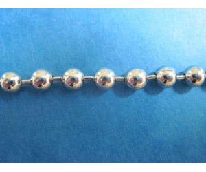 50 cm CONTINUOUS-ENDLESS CHAIN LOOP -NO CONNECTOR -METAL CHROME FOR ROMAN-ROLLER-VERTICAL