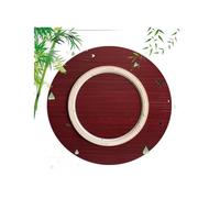 50 cm WoodenTurntable - Solid Wood Rotating Serving Plate for Dining Tables Round Teak Table Top Perfect for Family Meals & Gatherings
