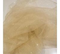 50 cm x 150 cm Soft Glitter Tulle Fabric Mesh Fabric for Sewing, Bling Tulle Mash Fabrics Decorative Fabric for DIY Crafts Clothing Tulle Skirt Wedding Dress Veil Curtains Tablecloths Wedding Party