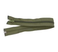 50 cm Zipper, Open Ended Separating Nylon Spiral Coil Zip, Size No #5 (Green, Olive)