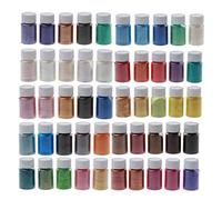 50 Colors Shift Mica Powder for Epoxy Resin Fine Glitter Pigment for Nail Art Craft Decors Epoxy Color Pigment