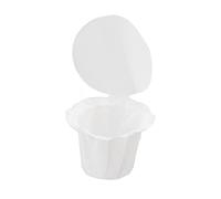 50 Count Disposable Coffee Paper Filters with Lids, Reusable Single Serve Pods Filters,Disposable K Cup Pod Coffee Filters Replacement for Cafes, Home