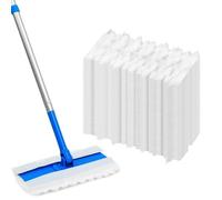 50 Count Dry Sweeping Cloths Compatible with Swiffer Sweeper Mop, Heavy Duty Pet Sweeping Pads Refills, Disposable Duster Mop Pads Refills for Hardwood Floor Dust and Pet Hair Cleaning