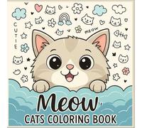 50 Cute Cats Coloring Book for Kids, Perfect for Boys, Girls & Adult Cat Lover Coloring Book: Cat Coloring Book for Kids, 50 Adorable Kitten ... Coloring Pages, Perfect for Creative Children