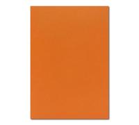 50 DIN A4 Paper Sheets, Plano Sheet, Terracotta (Orange), 225 g/m², 21 x 29.7 cm, Clay Paper, Photo Card, Craft Paper, Coloured Card