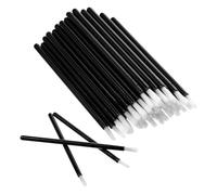 50 disposable lip color brushes Lipstick gloss applicator Hollow lip brush Portable cosmetic beauty tools, disposable nail oil, Cookie paint, Cookie, color burush