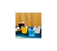 (50) Disposable Shot Glasses Reusable Plastic 25ml Party Jelly Cups 2cl