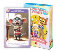 50 Explorer Cards for Children - Indoor Educational Game at Home for Girls and Boys - Active Learning with the Whole Body (Movement)