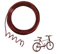 50 Feet Red Aluminum Craft Wire, 12 Gauge 2mm Thickness Sculpting Wire, Armature Wire for Sculpting, Bendable Metal Craft Wire for Making Dolls Skeleton DIY Crafts