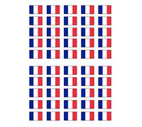 50 French Flag Cupcake Toppers, Edible Flags Of The World Cake Decorations, Eurovision Party Decoration, France Theme, Paris Eiffel Tower Wafer