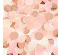 50 g Confetti for Birthday & Wedding - Pack of 5000 Large Glitter Paper Confetti 2.5 cm for Scatter Decoration, Table Decoration for Carnival, Parties & Festival Decoration, Pink White