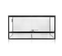 50 Gallon Bearded Dragon Tank, 36"x18"x18" (3x1.5x1.5 ft) Reptile Terrarium, Medium Reptile Enclosure with Aluminum Frame, Mesh Top, Lock Doors