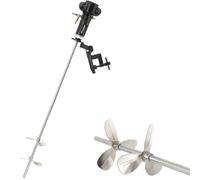 50 Gallon Pneumatic Agitator Paint Mixer Stirrer Mixing Dispersing Paint Stirring Machine Air Agitator Blender Paint Mix Tool