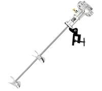 50 Gallon Pneumatic Bracket Mixer, 1/2HP Stainless Steel Automatic Paint Stirring Machine,Tank Barrel Clip Bracket Air Agitator Paint Mix Tool,Simple Operation