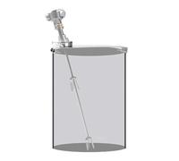 50 Gallon Pneumatic Paint Mixer, The Air Control Valve Adjusts The Speed and Mixes More Evenly, with Support Hanger, Folding Propeller