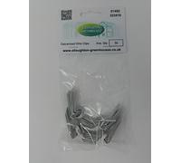 50 Galvanized Wire W Greenhouse Glass Pane Fixing Replacement Glazing Clips