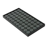 50 Gem Container Pots, Nail Art Manicure Empty Glitter Dust Powder Jewelry Display Box Cases, Stackable Gem Jar Tray, Decorations Storage Plate Tool