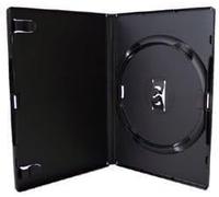 50 Genuine Single Black Amaray DVD Cases 14mm UK Distributor RIVERMEDIA