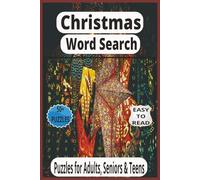 50+ Good-Print Christmas Word Search Puzzles: Festive & Relaxing Fun for Adults, Seniors and Teens - Holiday Brain Games with Big Letters