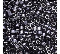 50 Grams Miyuki Delica Bead 11/0 Gunmetal Bulk Bag DB0001-50