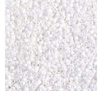 50 Grams Miyuki Delica Bead 11/0 Matte White Bulk Bag DB0351-50