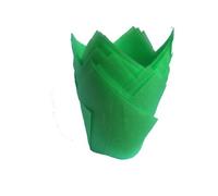50 Green Folded Tulip Muffin Cases