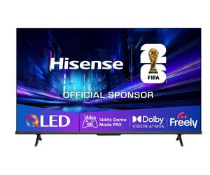 50" HISENSE E7Q PRO QLED 4K HDR Smart TV with Freely - 50E7QTUK PRO, Black