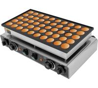 50-Hole Commercial Waffle Maker, Electric Pancake Machine, Smart Control, Non-Stick Coating, Adjustable Temperature, Professional Waffles & Wafer Maker For Bakeries, Dessert Shops, And Home