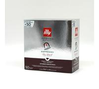 50 illy Intense Blend Aluminium Capsules Compatible with NeSPRESSO
