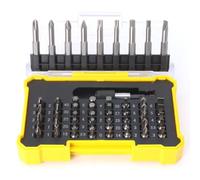 50 in 1 Screwdriver Bit Kit with PH2 T15 T20 T30 Torx Hex Slotted Cross Bits for Electric Driver Tools, 50pcs Set
