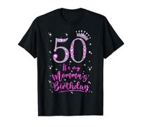 50 It's My Momma's Birthday Pink Crown 50 Years Old T-Shirt
