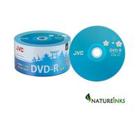 50 JVC Kenwood 16x Premium Blank DVD Branded DVD-R 16x 4.7GB 120 minutes Shrinkwrap