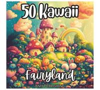 50 Kawaii Fairyland: Cute, Fun, Fantasy Coloring Book For Girls Ages 4-8: Whimsical Fairies, Magical Creatures, and Enchanted Scenes to Spark Creativity and Imagination in Kids