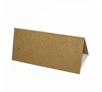 50 Kraft Recycled Blank Table/Place Cards for Weddings/Partys etc