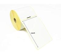 50 LARGE Self Adhesive White Sticky Labels address PARCEL thermal 6x4inch.100mm x 150m