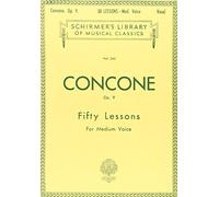 50 Lessons, Op. 9: Schirmer Library of Classics Volume 242 Medium Voice