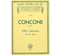 50 Lessons, Op. 9: Schirmer Library of Classics Volume 243 Low Voice