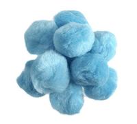 50 Light Blue 35mm or 1.5in Craft Pom Poms |Pompoms for Crafts