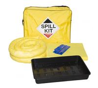 50 Litre Chemical Spill Kit with Drip Tray | Complete Spill Response for Acids, Alkalis, Solvents, and Chemicals - Ideal for Chemical Stores and Machinery