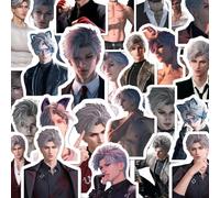 50 Love Deepspace Sylus Stickers Anime Figure Qingche Sylus Vinyl Waterproof DIY Decal Artbook for Computer Skateboard Luggage Car Bike