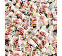 50 Love Hearts Mini Rolls - Original Retro Love Heart Sweets - Valentines Sweets - Weddings - Sharing, Partying and Gifting for Any Occasion.