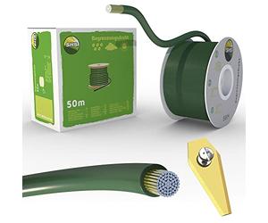 50 m Boundary Cable + 30 Blades for Robotic Lawnmower Lawn Mower Lawn Robot Accessory Set Boundary Wire for Search Cable - Compatible with Bosch Indigo