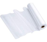 50 m x 30 cm Fabric Table Runner Tulle Roll Organza Transparent Roll of Organza Sheer Fabric Elegant Decorative Cloth for Wedding Chair Table Decoration DIY Crafts