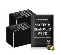 50 Makeup Remover Wipes Bulk Individually Wrapped Travel Makeup Wipes