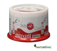 Maxell - 50 x DVD-R - 4.7 GB (120min) 16x - white - printable surface - spindle - storage media