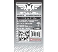 50 MayDay 61 x 112 Dwarf King French Tarot Premium Card Sleeves Board Game - Board Game Cases